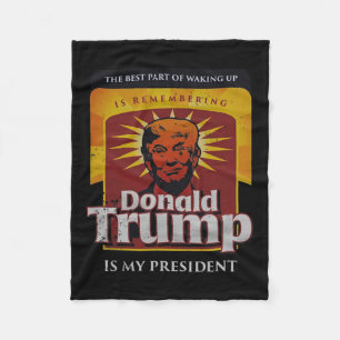 Cobertor De Velo A Melhor Parte Do Acordar É Lembrar Donald T