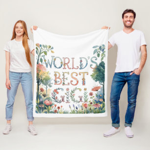 Cobertor De Velo A MELHOR Vovó GIGI do Mundo no Natal