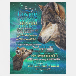 Cobertor De Velo à minha amável mãe cobertor, eu te amo