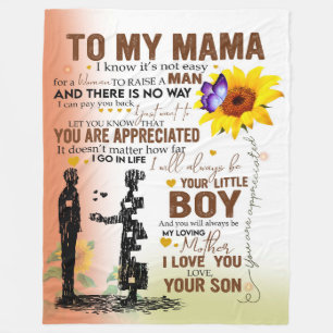 Cobertor De Velo à minha mãe, da filha, presente para a mãe