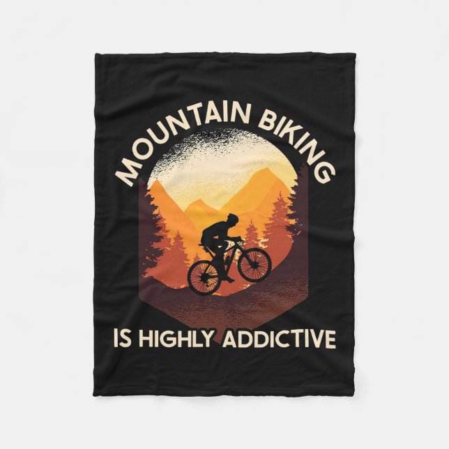 Cobertor De Velo A Montanha É Altamente Viciante (Frente)