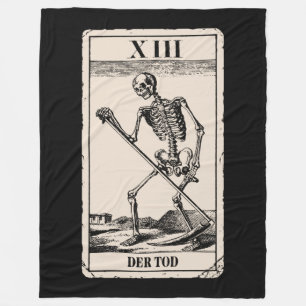 Cobertor De Velo A morte, Death tarot Card/