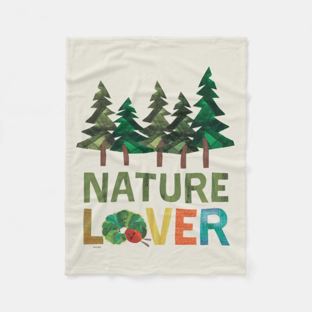 Cobertor De Velo A Muito Faminta Lagarta Da Natureza (Frente)