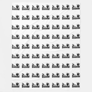 Cobertor De Velo A Música Dos Drummer Drums