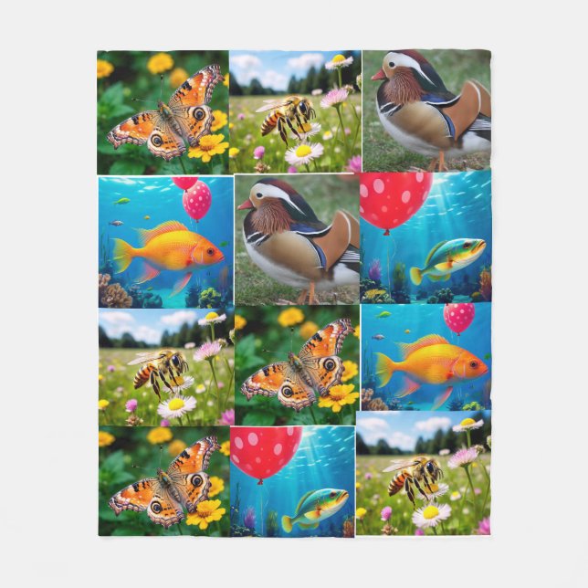 Cobertor De Velo A Natureza (Frente)