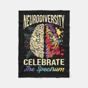Cobertor De Velo A Neurodiversidade Celebra O Autismo Do Espectro E