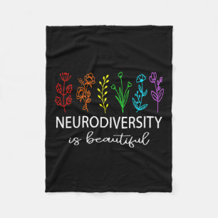 Cobertor De Velo A Neurodiversidade é um belo Autismo Sensibilizado