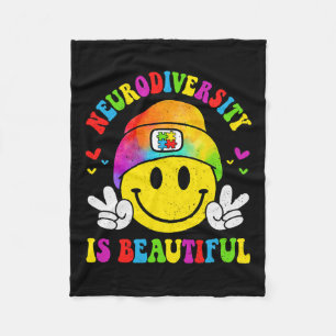 Cobertor De Velo A Neurodiversidade é um sorriso bonito diante do a