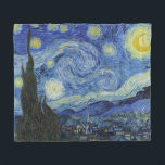 Cobertor De Velo A Noite Estrelada de Van Gogh<br><div class="desc">A Noite Estrelada por Van Gogh. 
Visite minha loja para obter um design mais interessante e mais opções de cores => zazzle.com/iwheels*</div>