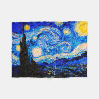 Cobertor De Velo A Noite Estrelada de Vincent Van Gogh