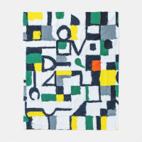 A Palette Knife Painting; Abstract Grid Painting; 