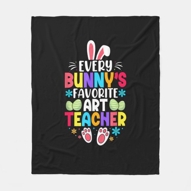 Cobertor De Velo A Páscoa de Professores de Bunny era considerada D (Frente)