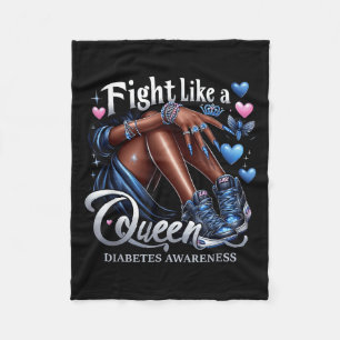 Cobertor De Velo A Rainha Aftosa Luta Como Uma Rainha Diabetes Cons