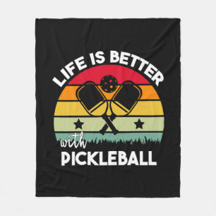 Cobertor De Velo A vida é melhor com Pickleball