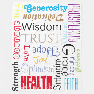 Cobertor De Velo A vida maravilhosa deseja a bebê o velo feito sob