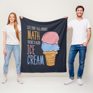 Cobertor De Velo A Vida Não é Só Sobre Matemática, Há Também Sorvet