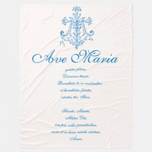 Cobertor De Velo A Virgem Abençoada Maria Ave Maria Prayer