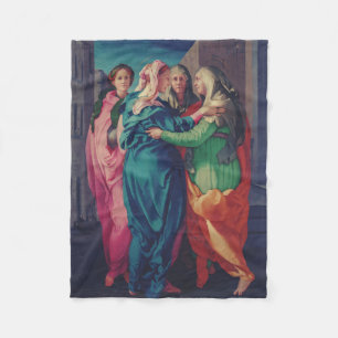 Cobertor De Velo A Visitação por Pontormo Arte Fina Maneirista