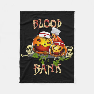 Cobertor De Velo Abaixar Abóbora Sangue Nk Halloween Cientista Medi