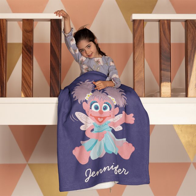 Cobertor De Velo Abby Cadabby Fairy | Adicione seu nome (Criador carregado)