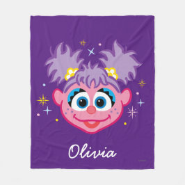 Cobertor De Velo Abby Smiling Face | Adicione seu nome