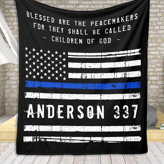 Cobertor De Velo Abençoados São Os Peacemakers Fleece Blanket (Criador carregado)