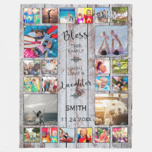 Abençoe esta família com amor 24 Colagem de Fotos