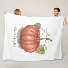 Cobertor De Velo Abóbora Cuja Vinha É Em Aquarela