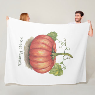 Cobertor De Velo Abóbora Cuja Vinha É Em Aquarela