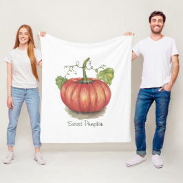 Cobertor De Velo Abóbora Cuja Vinha É Em Aquarela