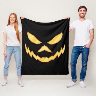Cobertor De Velo Abóbora de Halloween