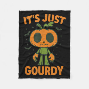 Cobertor De Velo Abóbora de Halloween Gourdy Holloway Divertida Que