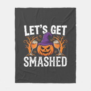 Cobertor De Velo Abóbora de Halloween Vamos Estragar