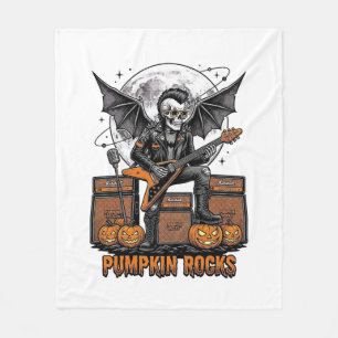 Cobertor De Velo Abóbora de Rocha Caveira Gravura Vintage Halloween