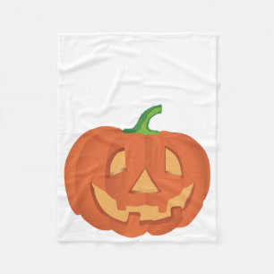 Cobertor De Velo Abóbora no Halloween 1