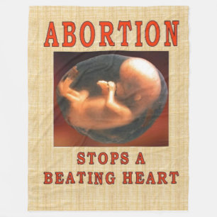 COBERTOR DE VELO ABORTO PARA UM CORAÇÃO BATENTE