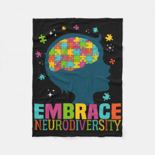 Cobertor De Velo Abraçar a Neurodiversidade Consciência do Autismo