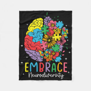 Cobertor De Velo Abraçar a Neurodiversidade Consciência do Autismo 