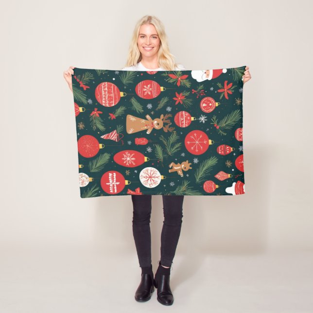 Cobertor De Velo Abraçar o espírito de Natal, Feliz Natal (In Situ)