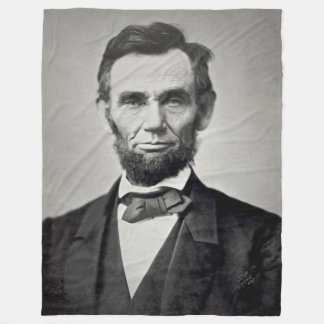 Cobertor De Velo Abraham Lincoln Gettysburg Retrato