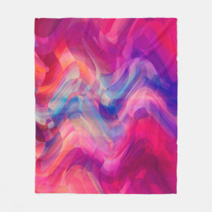 Cobertor De Velo Abstract bright pink multicolored background. Eleg