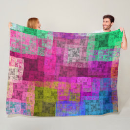 Cobertor De Velo Abstract cubes