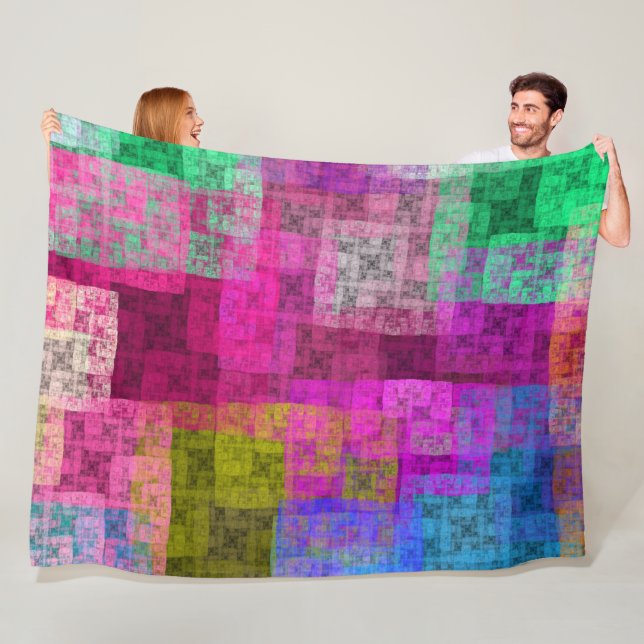 Cobertor De Velo Abstract cubes (In Situ)