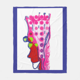 Cobertor De Velo Abstract Regal Art Fleece Blanket