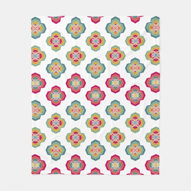 Cobertor De Velo Abstract Seamless Floral Background, surface textu (Frente)