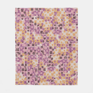 Cobertor De Velo Abstract seamless pattern. Chaotic rounded squares