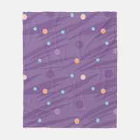 Abstract seamless purple pattern with circles and 