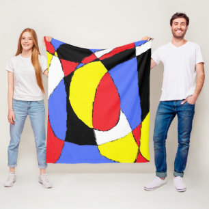 Cobertor De Velo Abstrato