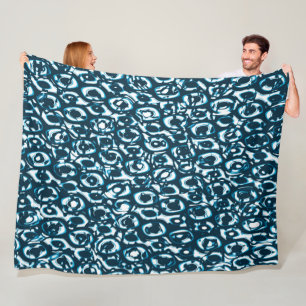 Cobertor De Velo Abstrato 190819 - 02 - Estilo Indigo