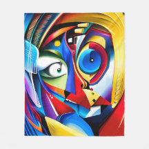 Abstrato artística colorida WhimsicalFolheto